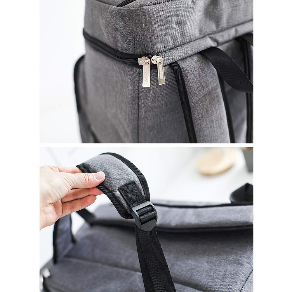 AKT Sac à Dos de Pique-Nique Isolé Sac Isotherme Portable Etanche Boîte Thermique à Glace Epaissie pour Travel Camping,BG809