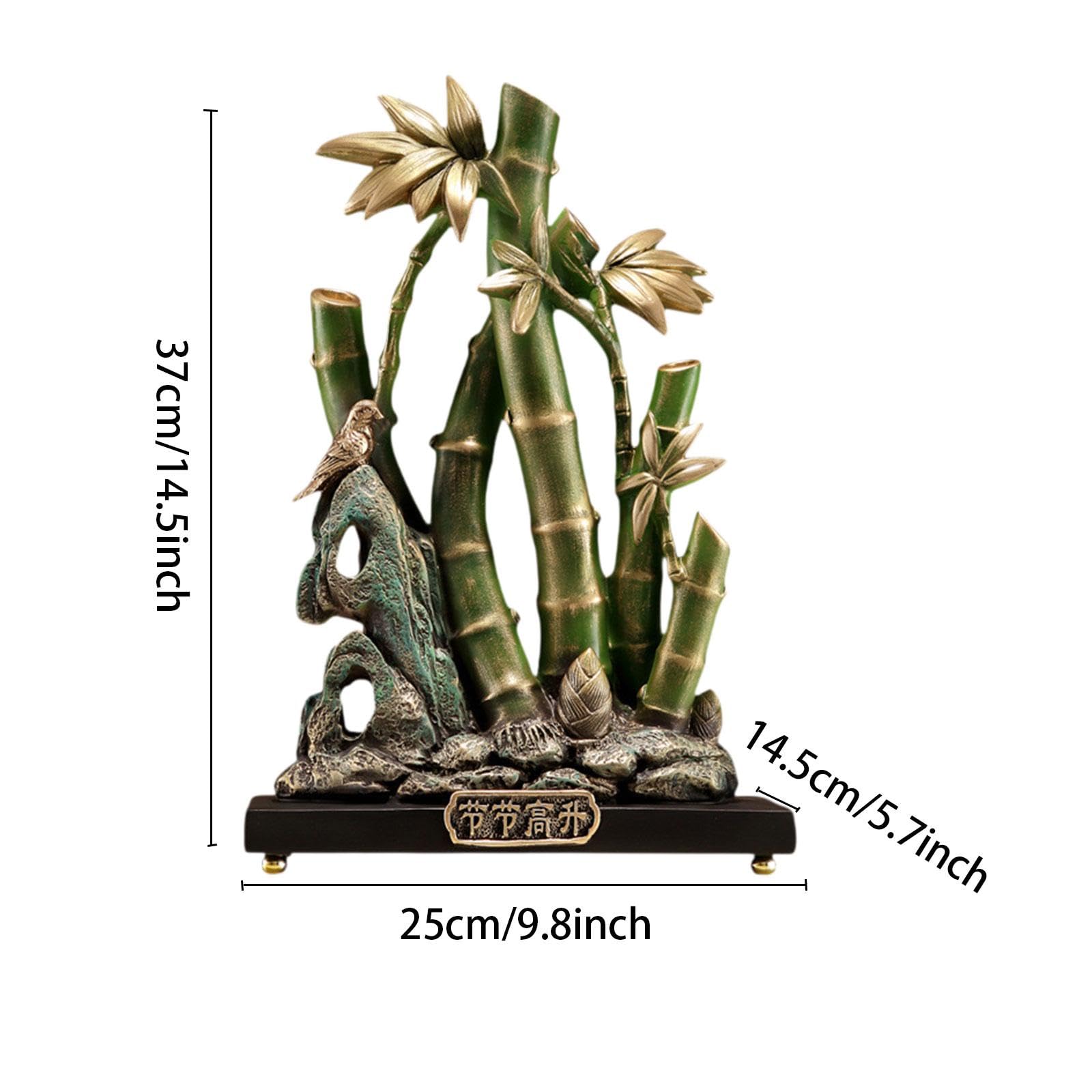 Amazon.co.jp: rockible 竹の彫像飾り コレクション用装飾置物