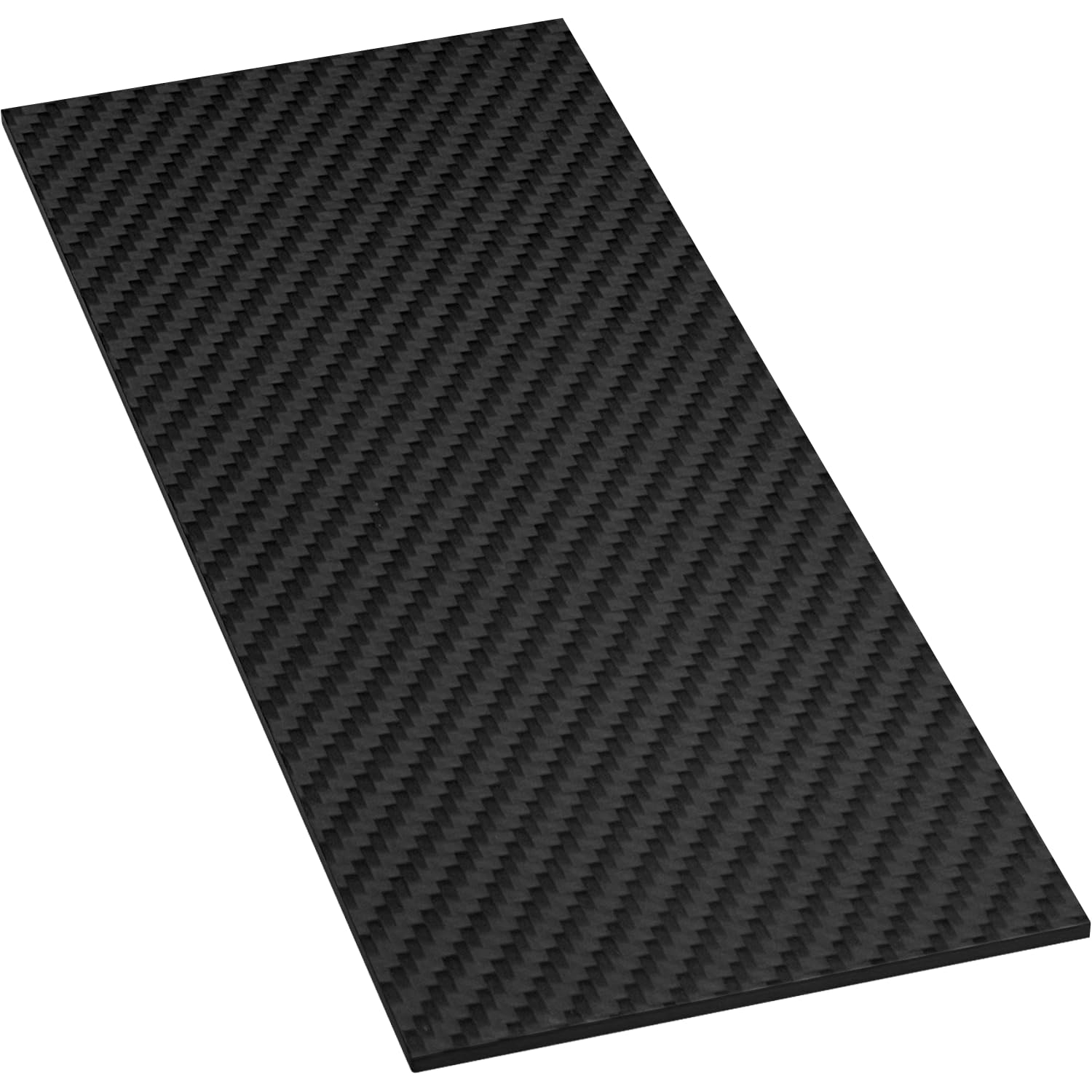 Plaque en fibre de carbone de 100 x 200 mm, épaisseur 3 mm. Feuille en fibre de carbone 3K mate. Résistante et grande dureté, pour découpe CNC. Plaque en fibre de carbone de 100mm x 200mm