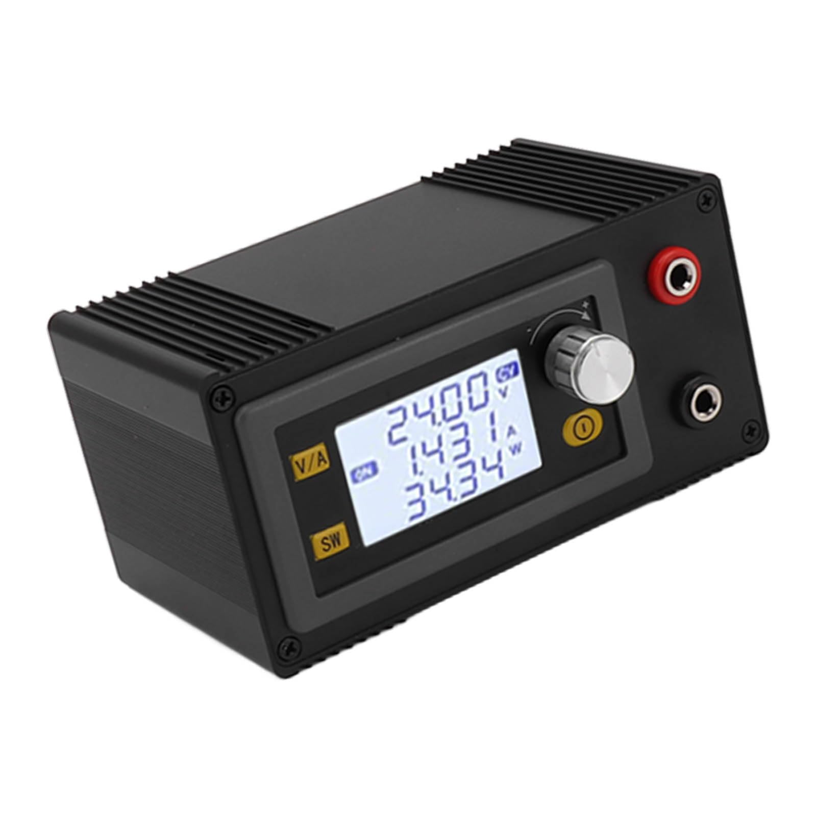 Convertitore di Potenza Regolabile con Regolatore di Tensione Variabile con Display LCD per Ricarica Solare DC 0,6-36 V Richiesta di Potenza Elevata Alluminio 355 G