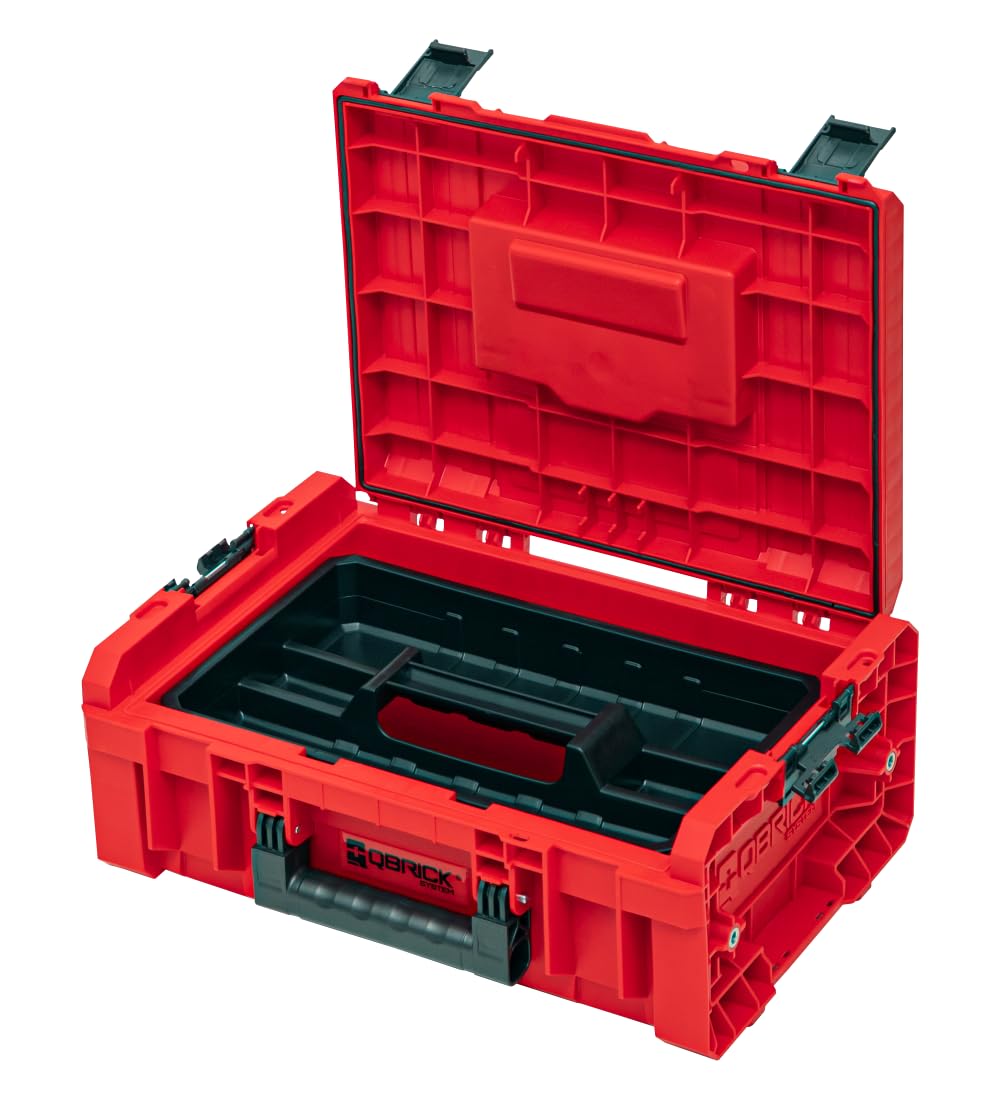 QBRICK SYSTEM Malette Outils Boîtes à Outils Valise PRO Technician Case RED Ultra HD Rouge 460 x 335 x 195 mm