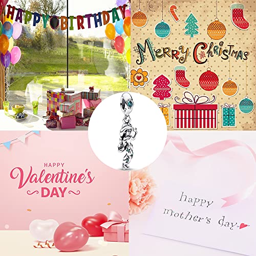 Panwob Jewelry Princess Dangle Charm For Pandora Bracelets Necklaces In 925 Sterling Silver,Mother's Day Christmas Valentine's Day Gifts For Girl #TOP6