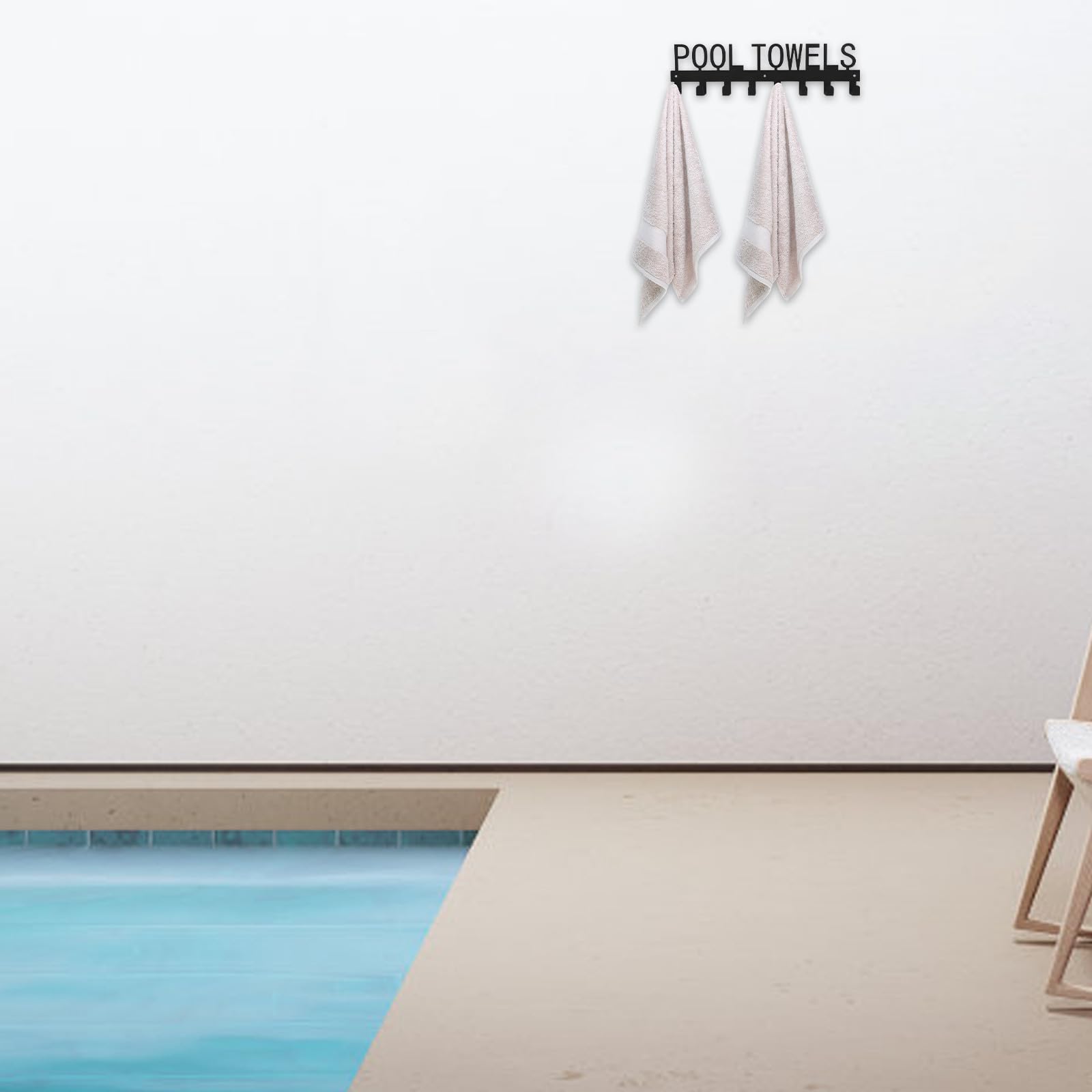 Gancho Multifuncional de Ropa Baño Toallas de Hierro para Negro Creativo Toallero Portátil Diseño para Cocina
