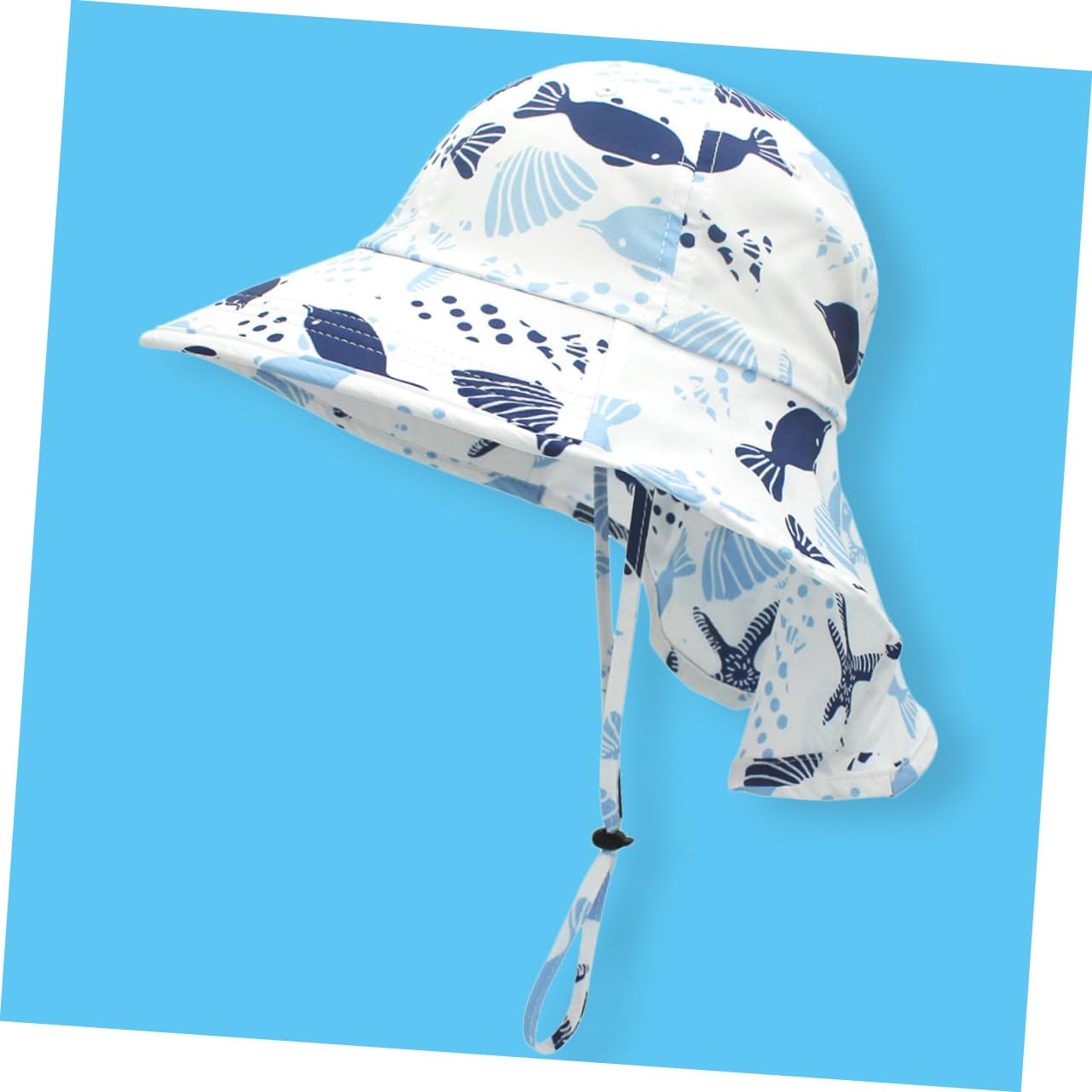 Veemoon Sombrero Ajustable para Sol UPF con Protección de Cuello Gorro para Caricatura