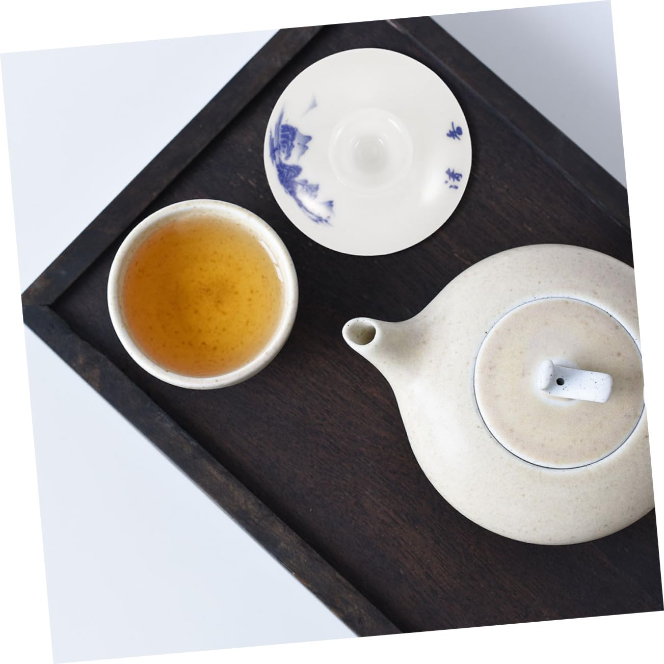 2kawałki Ceramiczna Pokrywka Do Filiżanki Herbaty Retro Osłona Kubek Wodoodporna Pokrywa Filiżankę Elegancki Dodatek Do Zestawu Herbacianego