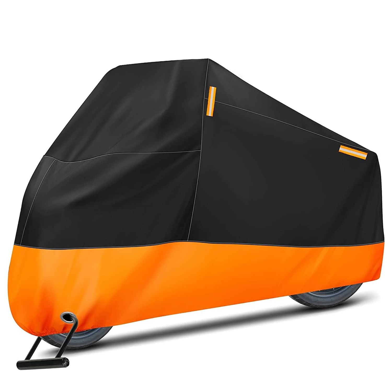 JoyzzzMotorcycle Cover, Sun Protection and Dustproof Motorcycle Accessories For All Seasons, Safe and Durable Motorcycle Cover Waterproof Outdoor, with Lock-Holes for Various Size Motorcycles