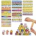 Herefun Slap Bracelets, 40 Pièces Bracelet Enfant Toy Bracelets à Claquer Bracelets pour Enfants Fête d'anniversaire Faveurs Sac Remplisseur (A)