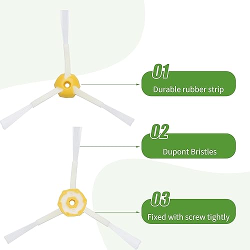 Miniatura 5 de LOVECO Kit de piezas de repuesto para iRobot Roomba 600 Series 694 692 690 680 614 680 660 665 651 650 y 500 Series 595 585 564 552,4 filtro, 4