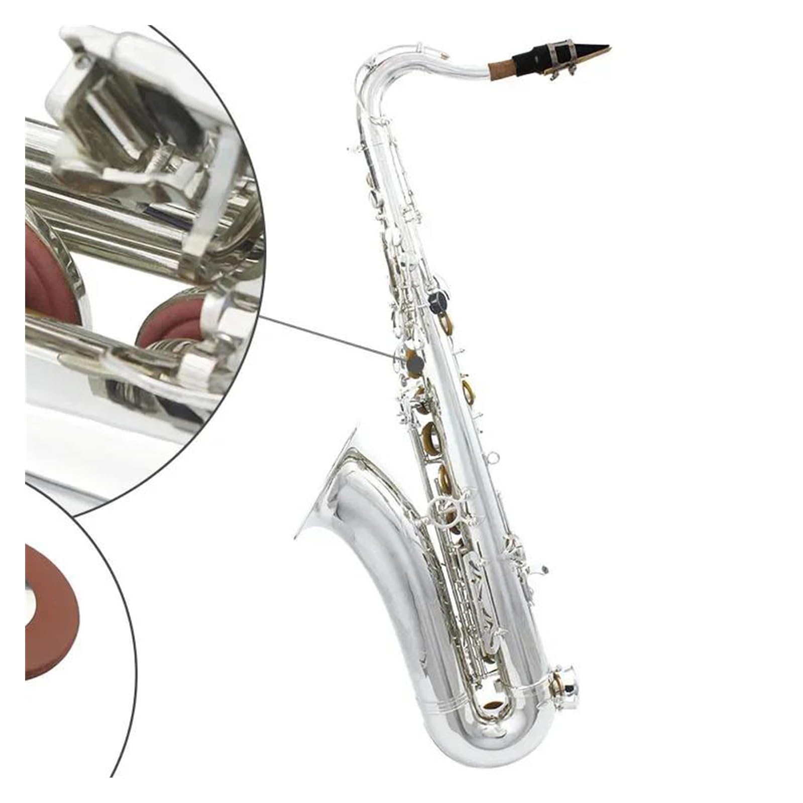 Profesjonalny saksofon tenorowy instrumenty dęte instrumenty dla początkujących Instrument saksofonowy