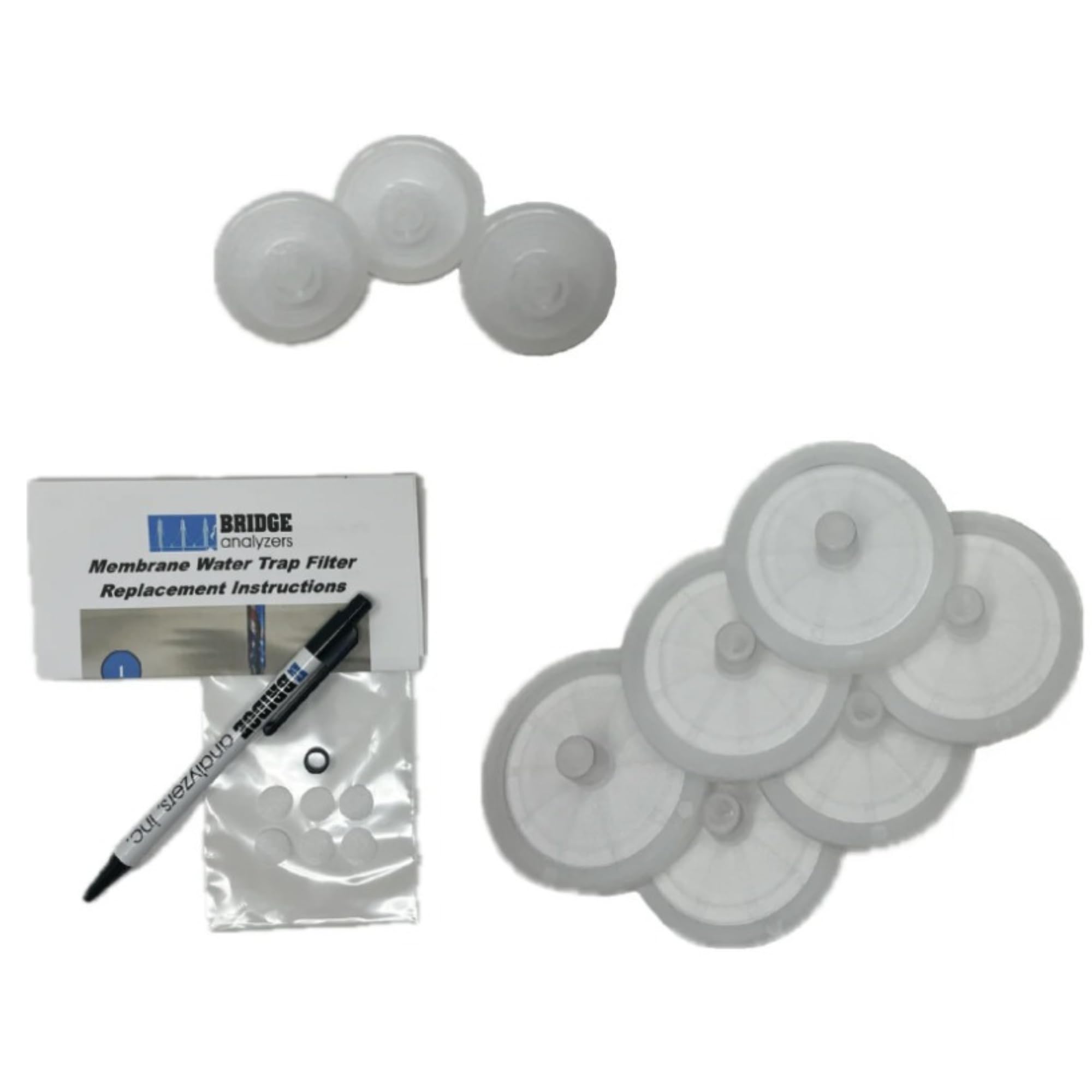 Bridge Analyzers EGA Maintenance Kit, Annual Replacement Parts Pack with Instrument Filters & Moisture Separators