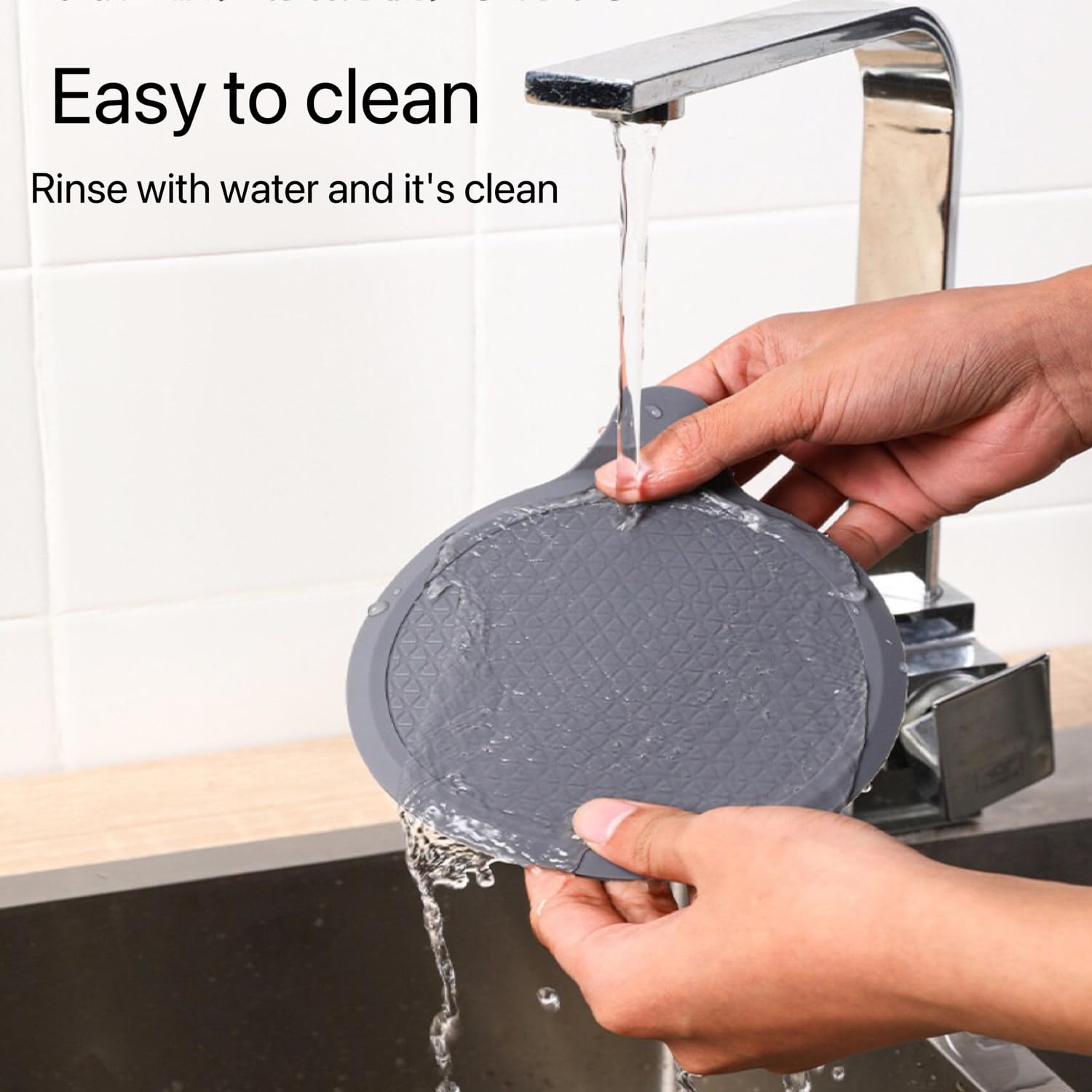 3 Pack Silicone Bathtub Stopper, 6" Diameter Universal sink plug, Kitchen sink drain plug, Washbasin Drain Stopper - Image 3