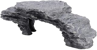 EBTOOLS Reptile Floating Island Aquarium Turtle pier Turtle Drying Platform Turtle Tank Reptile Hideout Habitat cave Aquarium Decoration pet Supplies Stable Stable Easy to Install