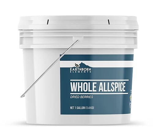 Miniatura 2 de Earthborn Elements Cubo de pimienta de Jamaica entera de 1 galón, especias aromáticas, tamaño a granel