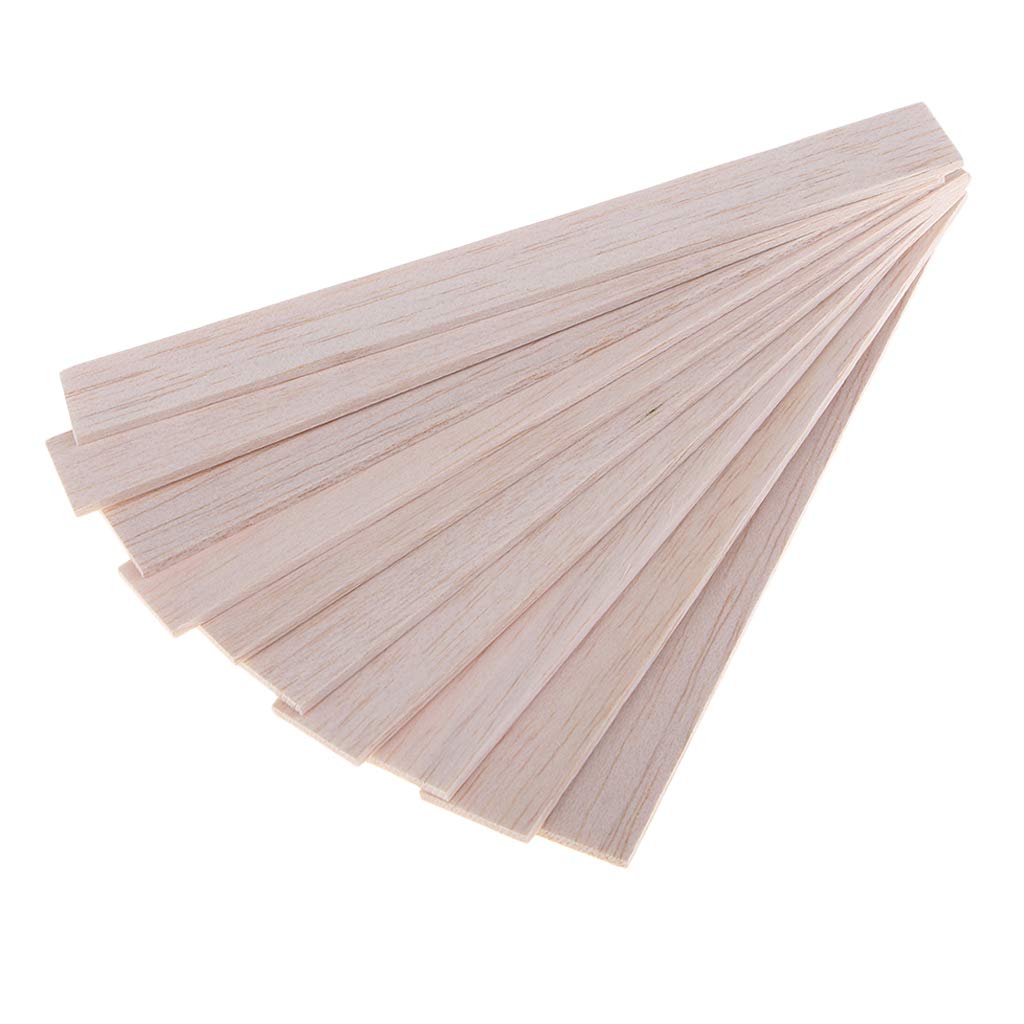 4x30x Onafgewerkte effen Balsa hout ronde stok deuvel staaf diy craft