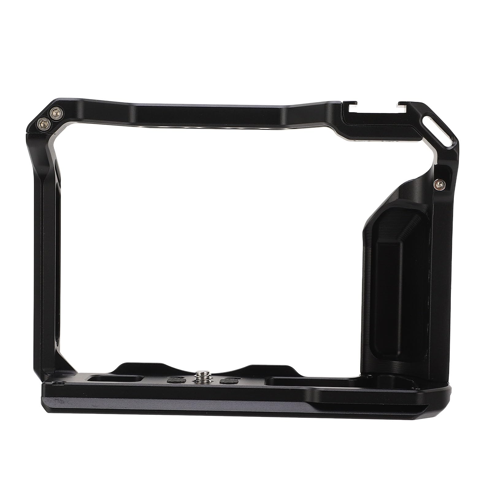 Stabilizzatore Video con Gabbia per Rig, Gabbia per Fotocamera Portatile in Lega di Alluminio con Fori Filettati 1/4 3/8 per le Riprese