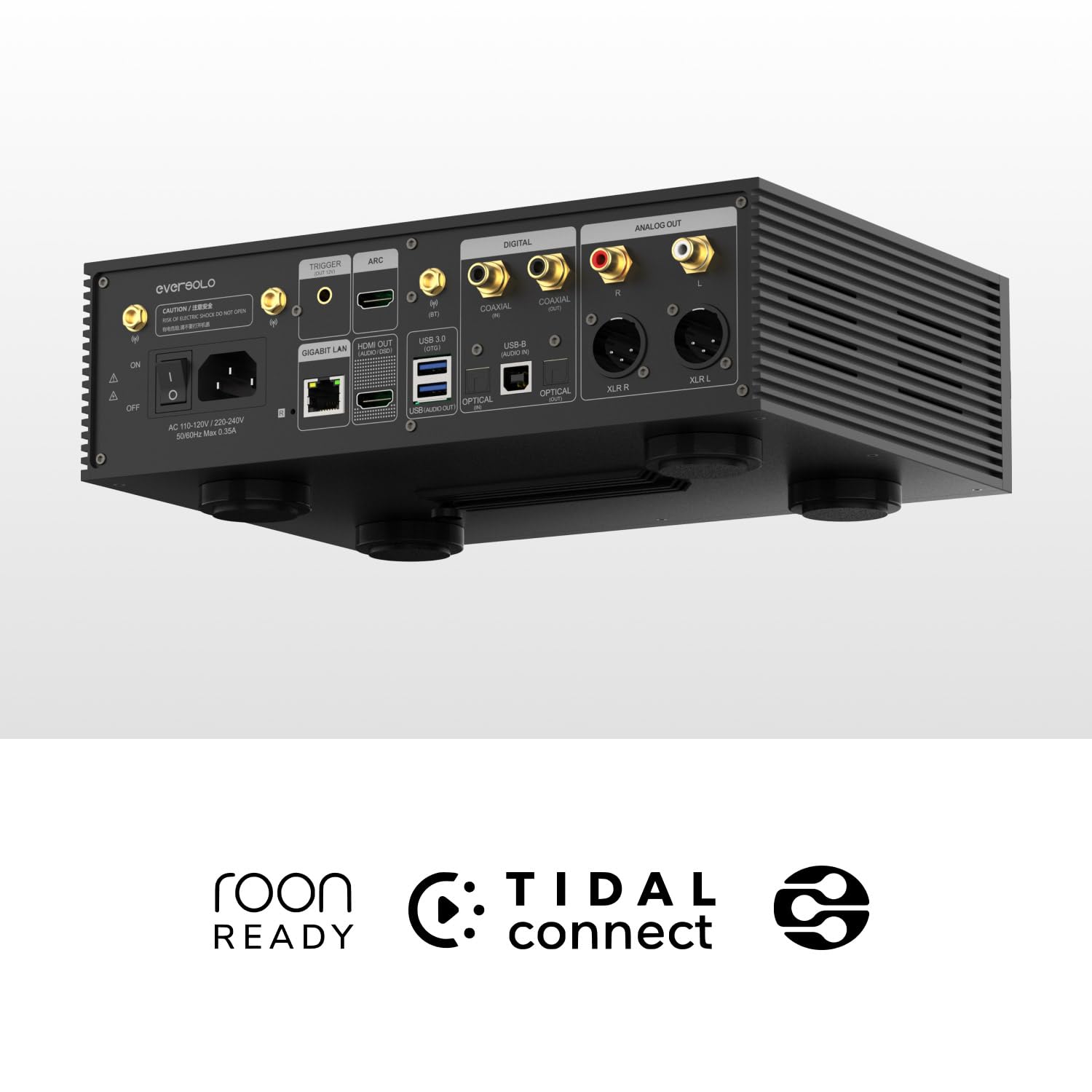 EVERSOLO DMP-A6 Gen 2 Hi-Fi Music Streamer, Wireles Audio Player, Digital  Music Streamer, DAC, Music Service & Streaming, DSD512, EOS Audio Engineer,  ...