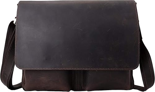 Amazon Tiding タイディング アンティーク風 本革 ショルダーバッグ メンズ メッセンジャーバッグ 斜め掛け 横 厚手牛革 ダークブラウン Tiding ショルダーバッグ Amazon Tiding タイディング アンティーク風 本革 ショルダーバッグ メンズ メッセンジャーバッグ 斜め掛け 横 厚手牛革 ダークブラウン Tiding ショルダーバッグ