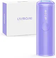 LYSMOSKI Dispositivo de depilação a laser IPL com tecnologia de resfriamento de gelo de safira para mulheres e homens, removedor de pelos indolor e de longa duração para uso em todo o corpo em casa