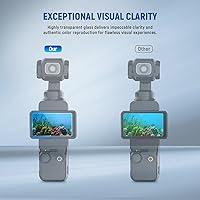 Vista 4 de NEEWER Kit de protectores de pantalla Pocket 3 (paquete de 2) compatible con DJI Osmo Pocket 3 Creator Combo Accesorios, 9H HD anti arañazos vidrio