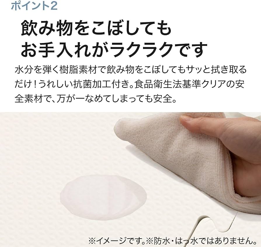 Amazon｜ニトリ(NITORI) 極厚2cm 両面滑りにくい パズルマット 4枚
