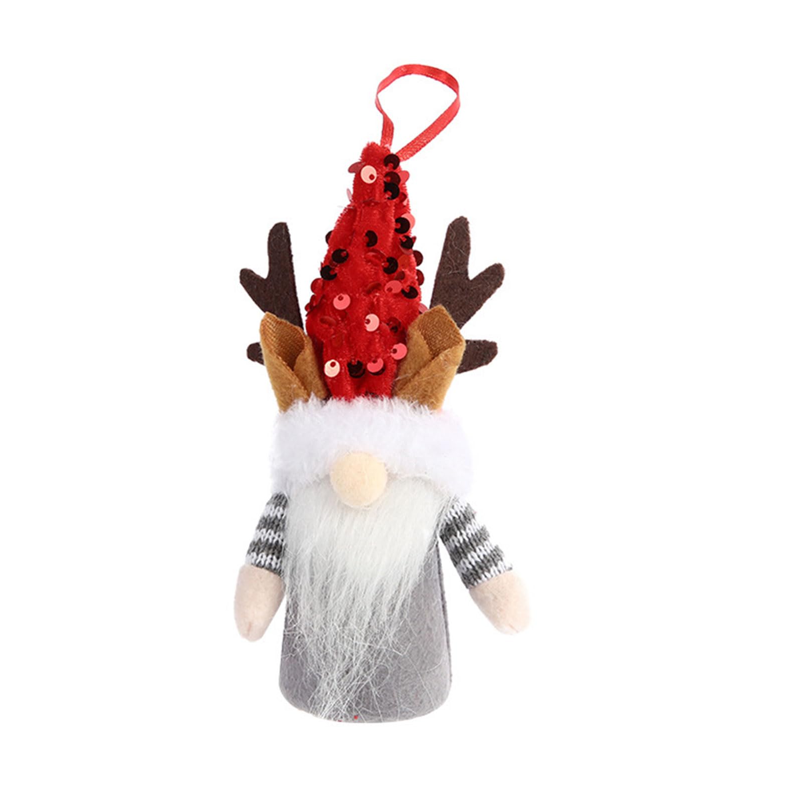 Yhplxyuus Christmas Sequins Hat Doll Ornament for Festival Holiday Party Decoration New Year Party Background Decorations Swedish Gnomes