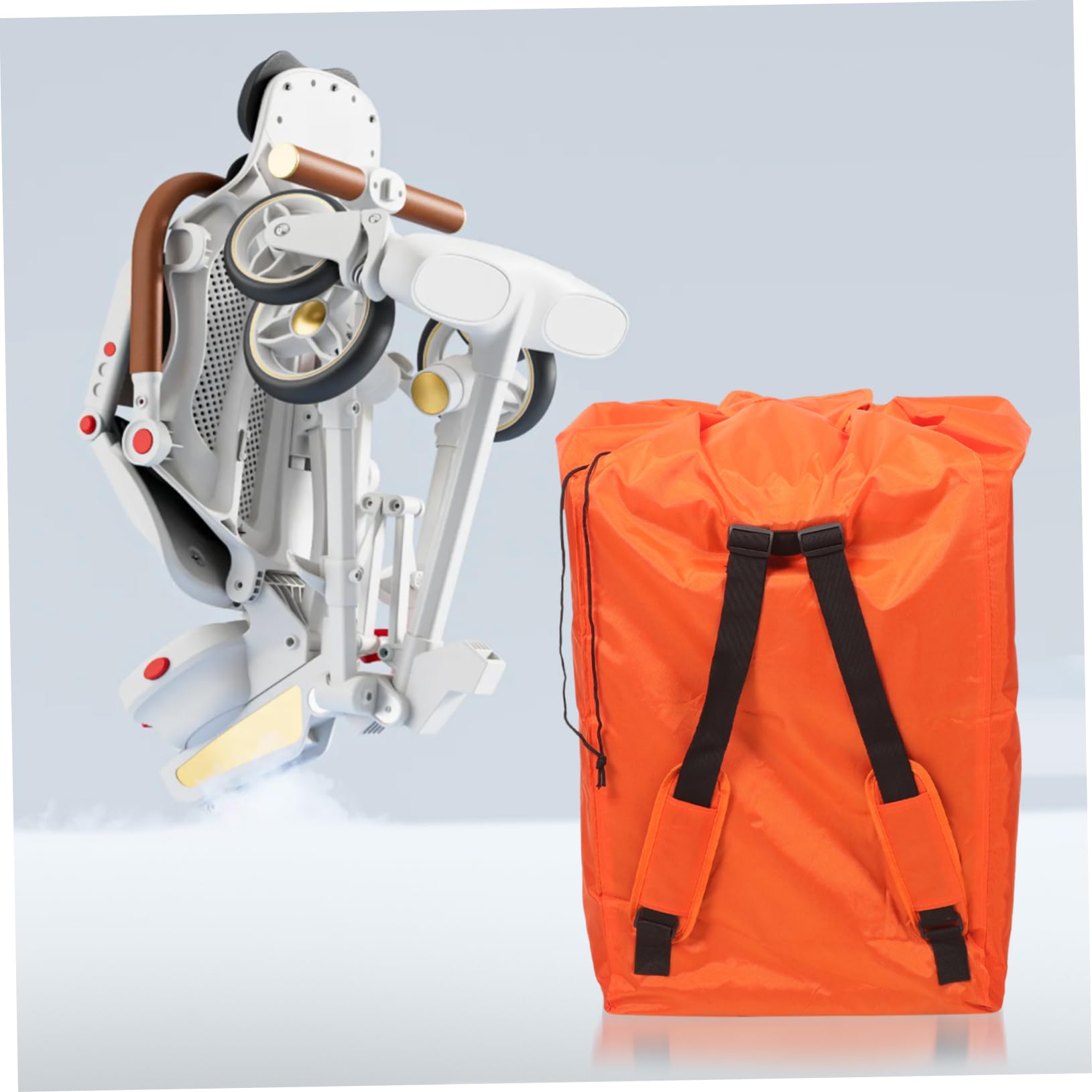 PRETYZOOM Borsa Porta Passeggino e Sacco per Seggio Auto, Oxford, Pieghevole e Portatile, per Viaggio, Facile da Pulire