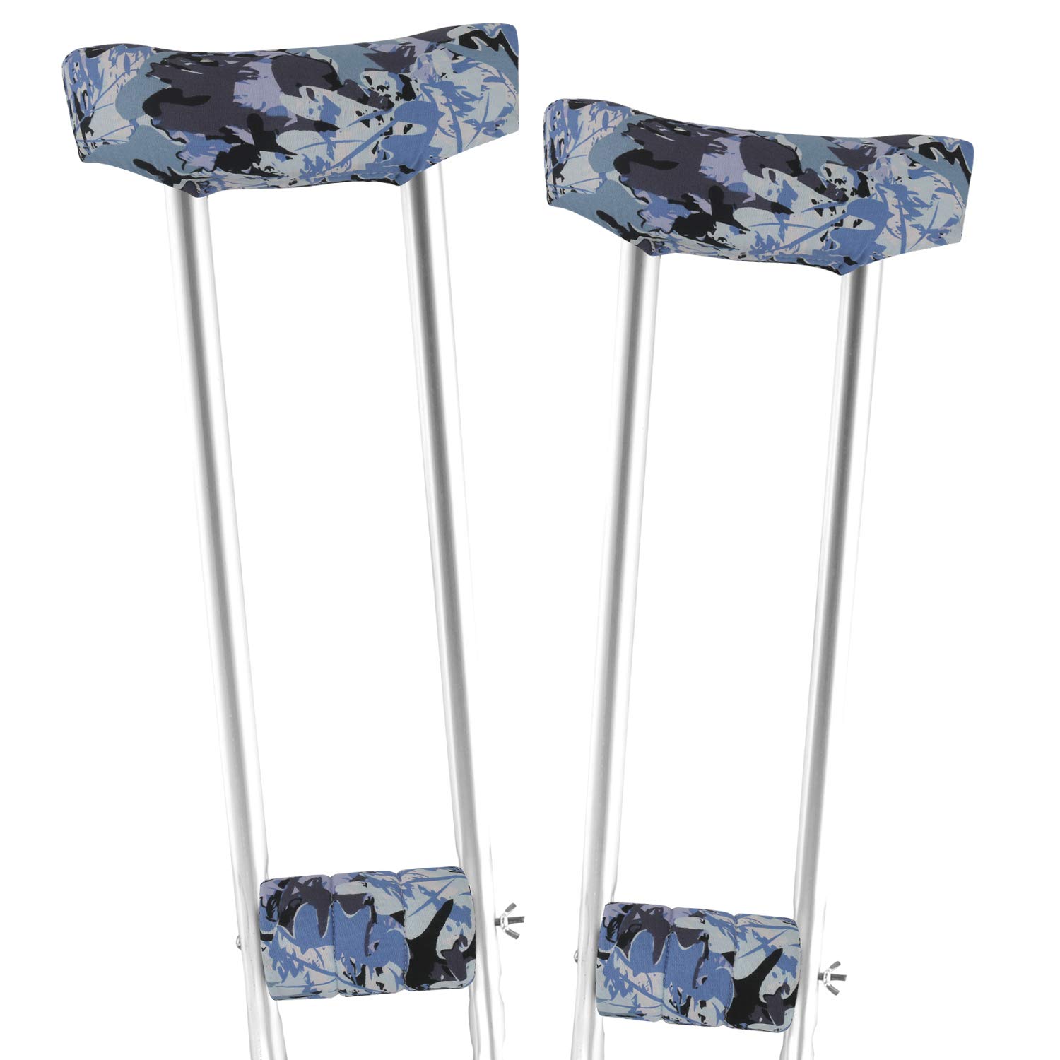 Crutch Underarm Crutch Pad and Hand Grip Covers Padding Washable Covers Crutch Cover Universal Underarm Padded Forearm Handle Pillow Covers for Walking Crutches 07