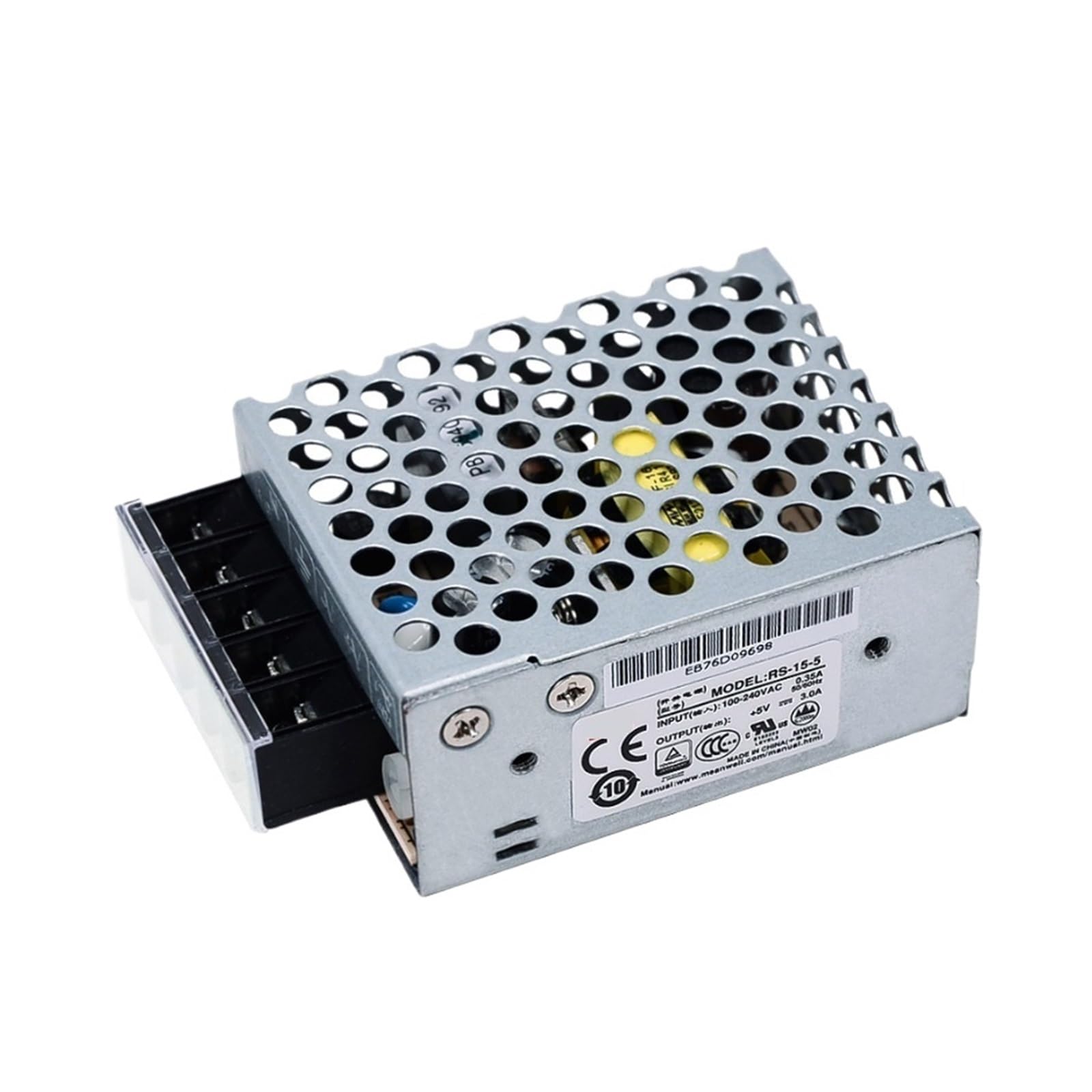 JJKKOZVQF RS-15-15 AC/DC 15.6W/1A/15V Single Output Switching Power Supply