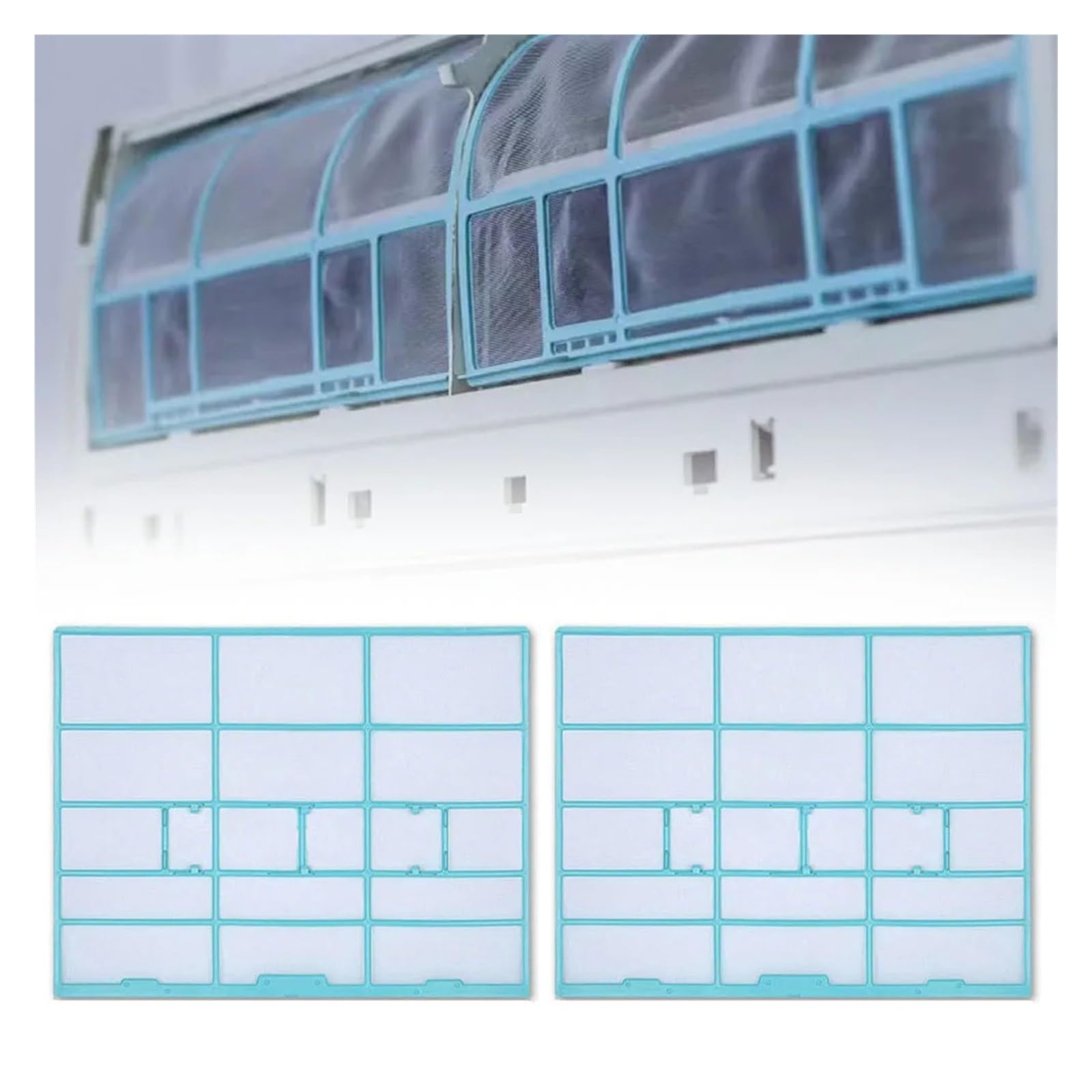 Hizon 37.7X29.4 Hanging Filter Air Conditioner Filter Home Appliance Maintenance Size Cover Design(37.7X29.4)