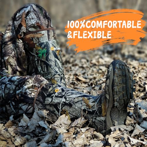 Breathable Insulated Next Camo G2 Warm Hunting Boots with Versatile Design - Durable Construction 6mm Neoprene Waterproof Rubber Boots for Men and Women Size 7 to 143