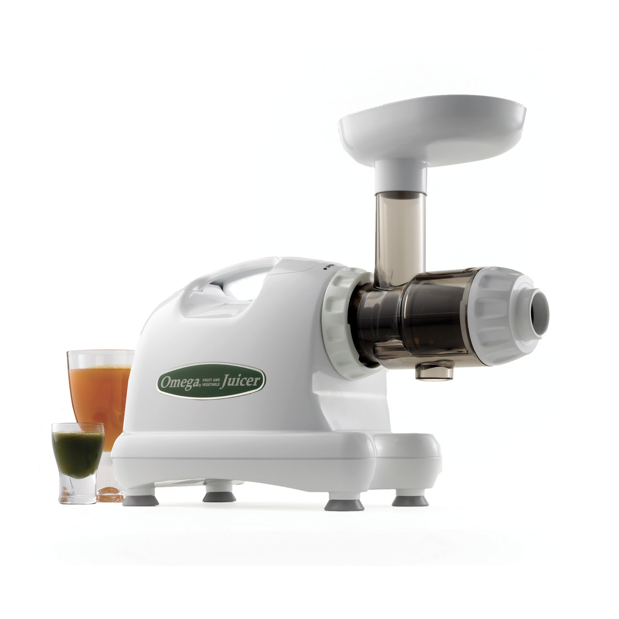 Omega 8224 Extracteur de Jus Blanc 36,8 x 16,5 x 39,4 cm