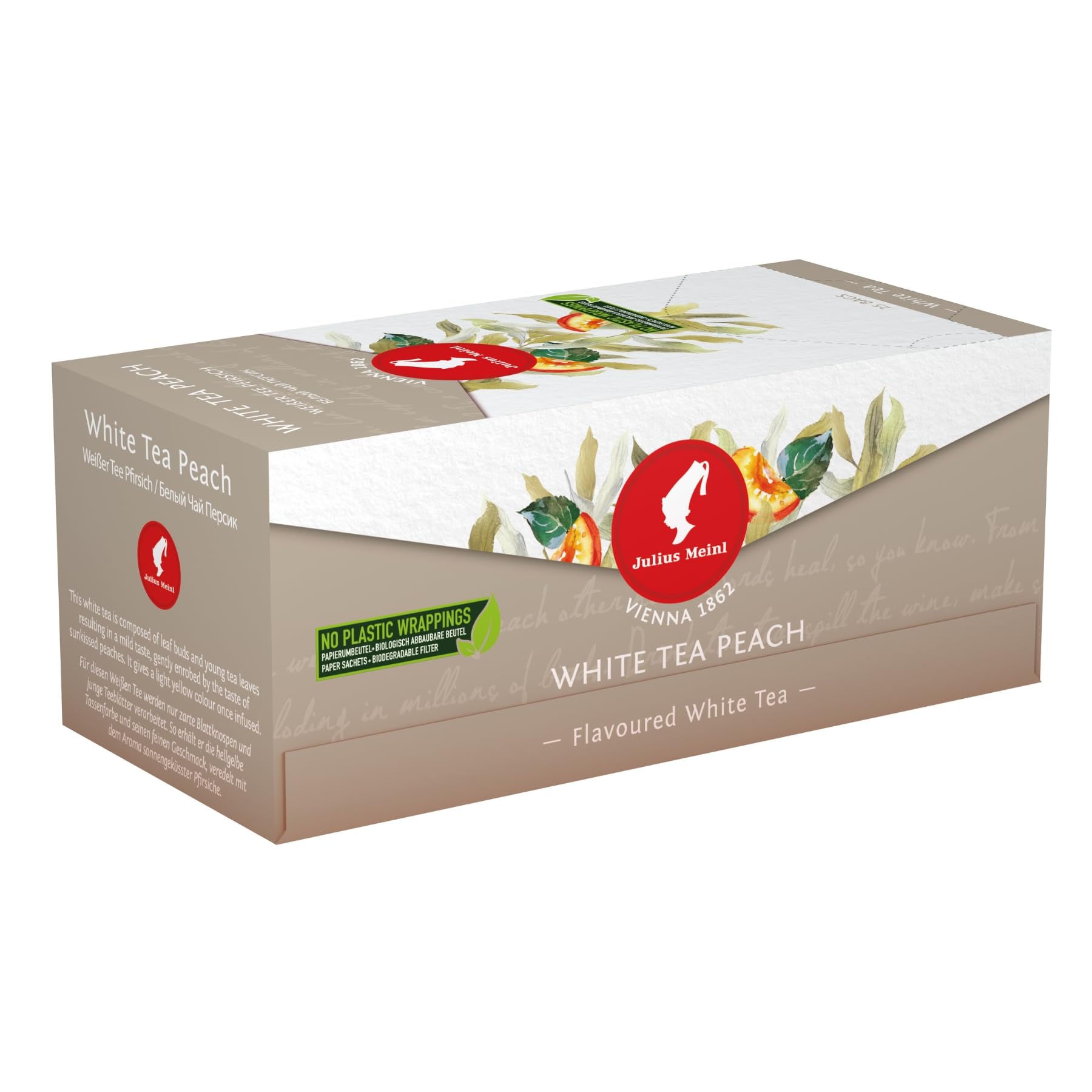 Julius Meinl Fine teas for every day,There’s nothing like a cup of tea. Our exclusive teas deliver the perfect cup. (Pack of 1, White Tea Peach)