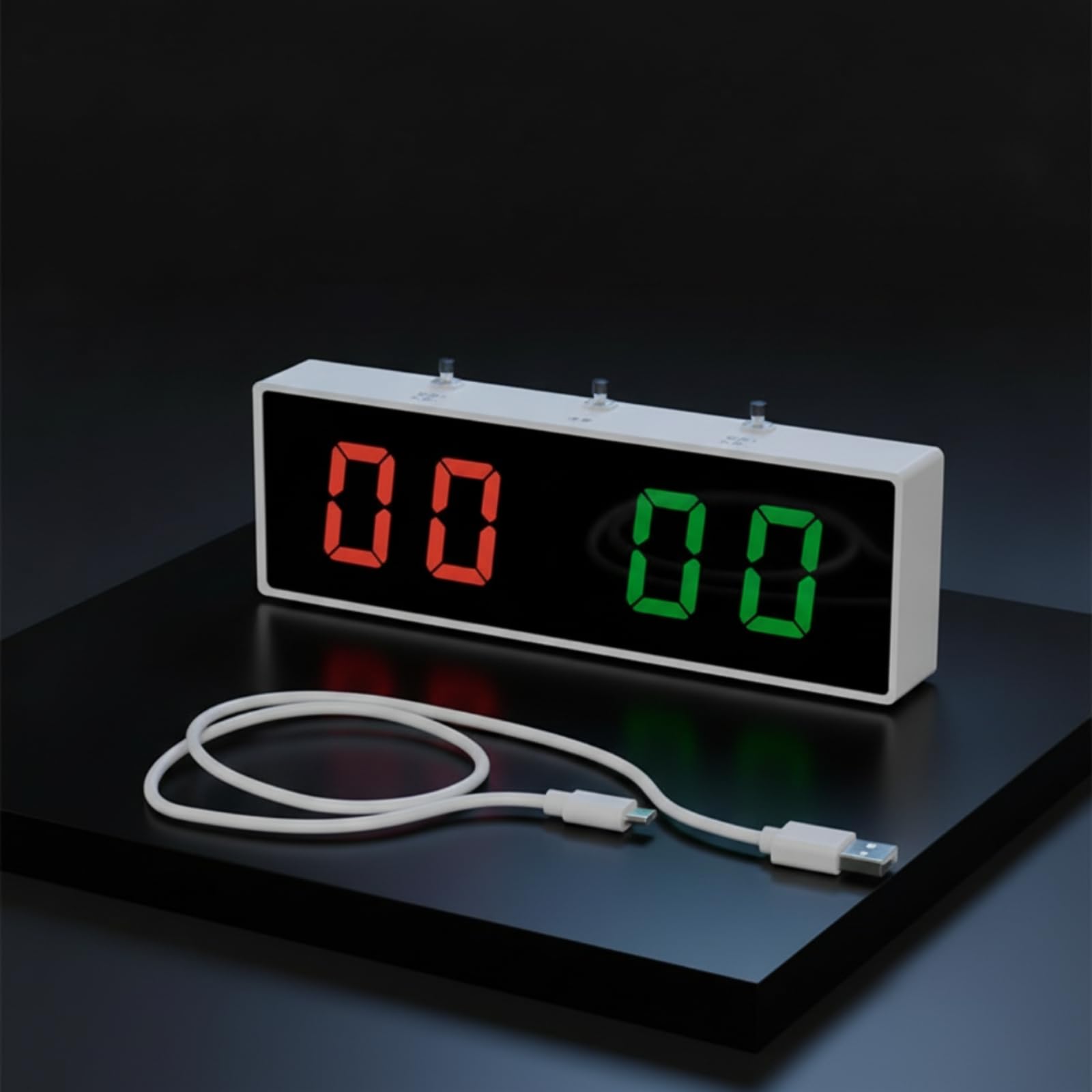 Segnapunti Biliardo Elettronico Contapunti da Tavolo Compatto Schermo Ben Visibile Luce Comandi Semplificati Batteria Integrata USB‑C Adatto per Sale da Gioco Tornei Partite in Casa