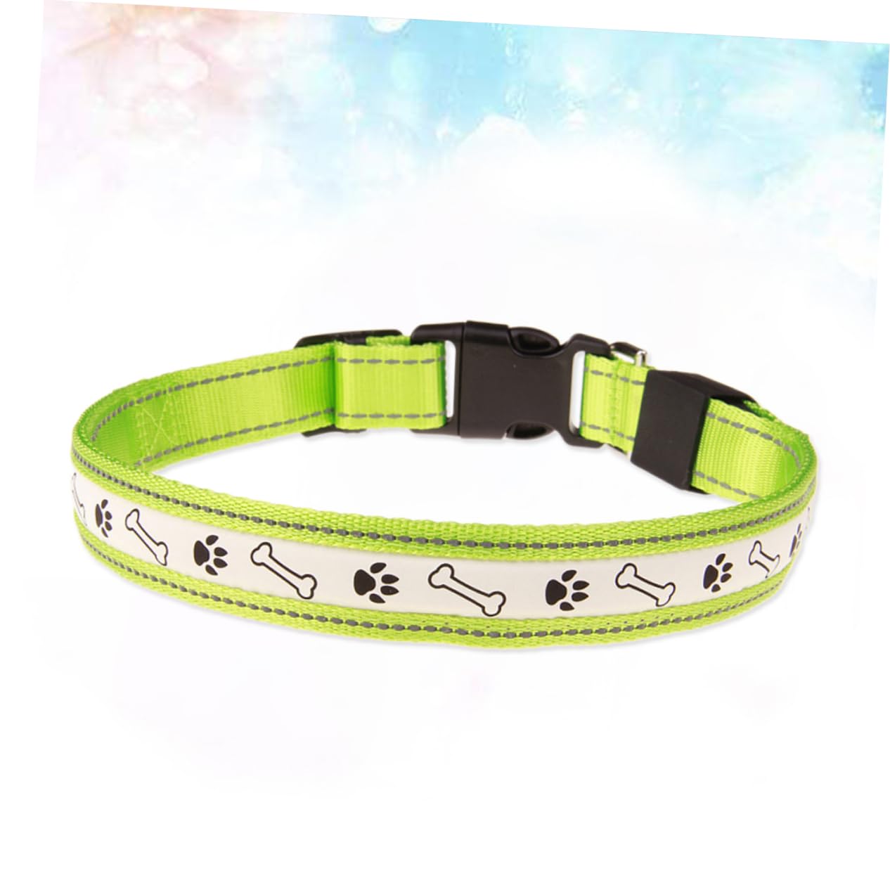 Angoily 2pezzi Collare Led Ricaricabile Per Cani Con Design Luminoso Taglia e Visibile Al Buio Sicurezza Notturna Per Passeggiate e Avventure All Aperto