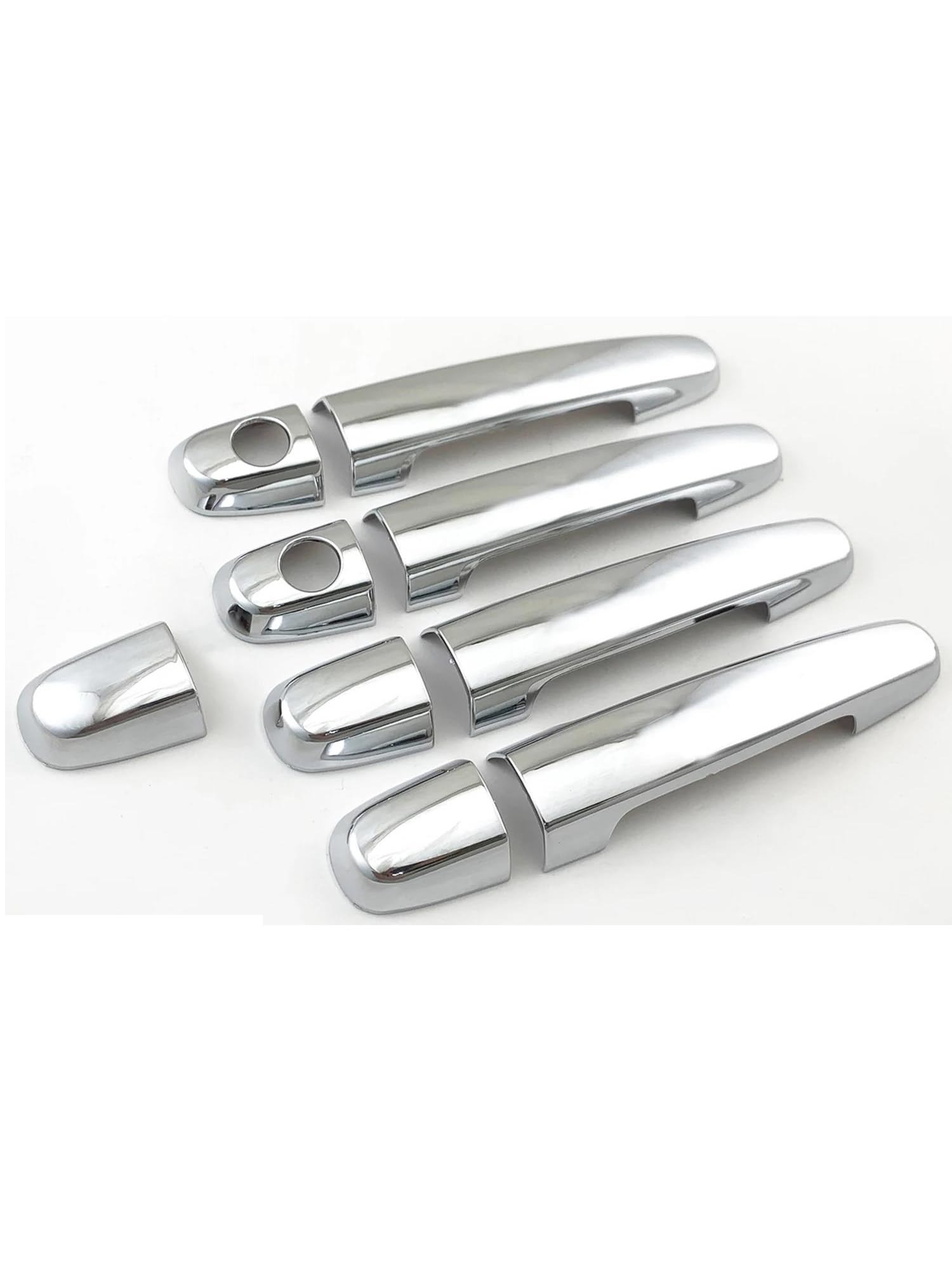 YOUZKA Car ABS Chrome Accessories Plated Door Handle Bowl Cover Trim Paste Style for Yaris for Vitz Hatchback 2006-2013(Handle Cover)