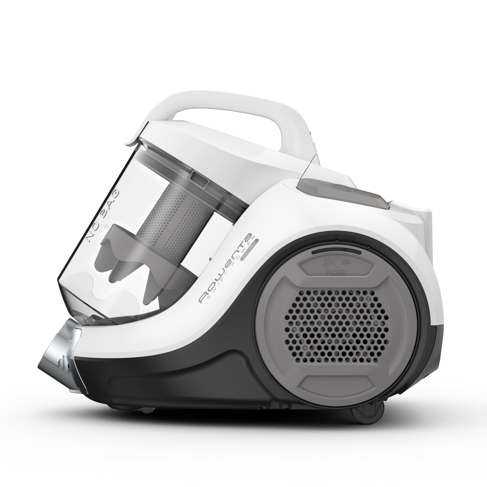 Rowenta Swift Power Cyclonic, Aspirapolvere a Traino Senza Sacco, Teconologia Ciclonica, Animal Kit, RO2957