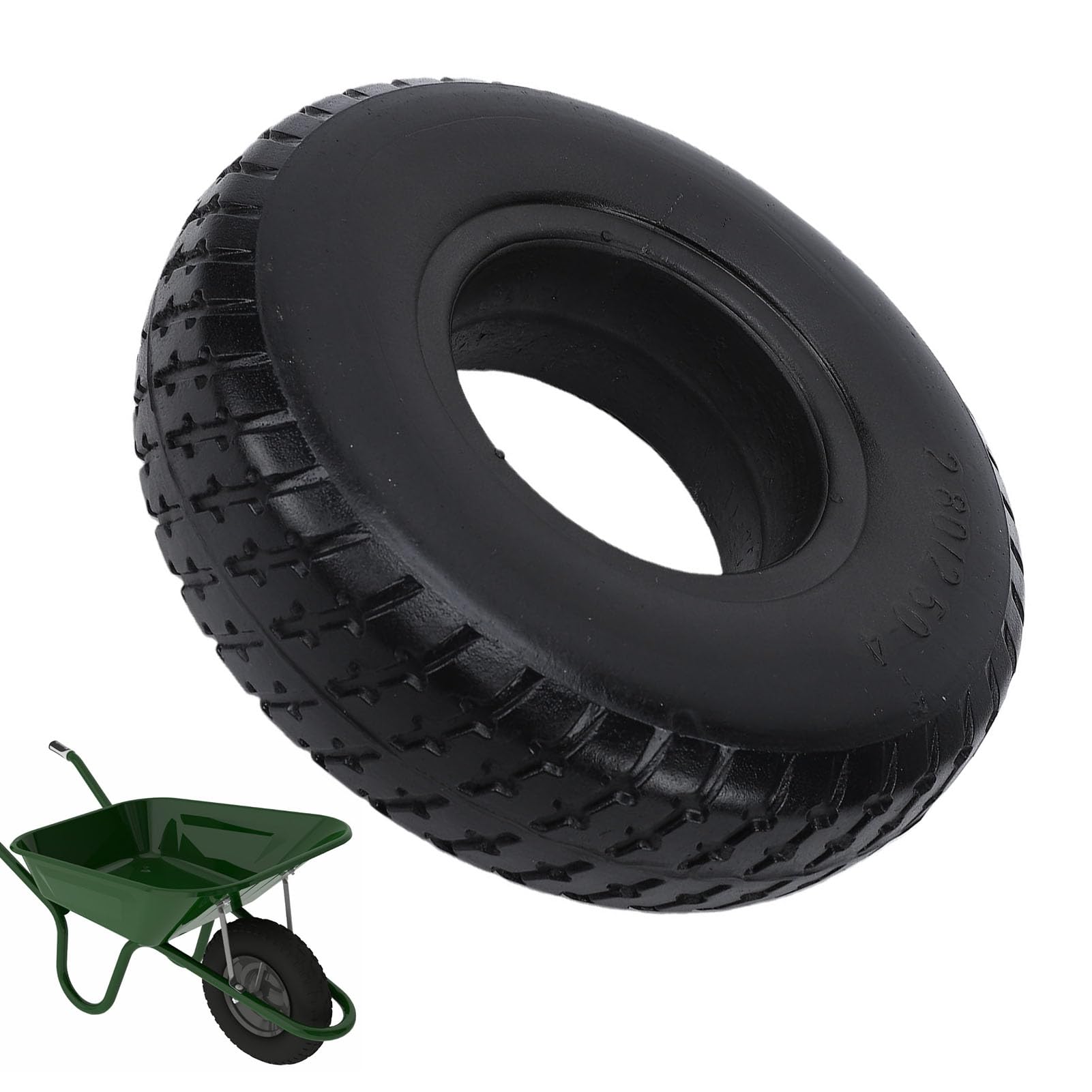 Asixxsix 2.80/2.50-4 Pneus Pleins pour Trottinettes électriques 8,5"