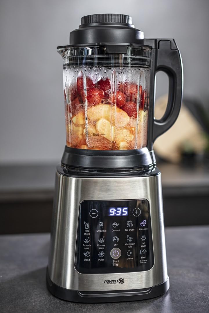 TEFAL BL83S Perfectmix Cook Blender, moc 1400W, technologia Powerlix, 10 automatycznych programów, gotowanie na parze, metalowy