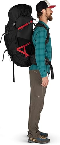 Miniatura 10 de Osprey Aether Plus 100L Mochila de mochilero para hombre, Axo Green, LXL