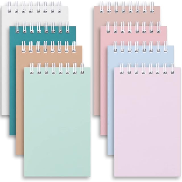 Ddaowanx Small Notebooks 3x5 Pocket Spiral Notepads With Lined Pages - The Perfect Little Mini Notebook to Stay