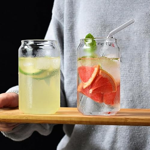 Miniatura 4 de Angoily 1 juego de vaso de vino de vidrio con tapa, vasos altos para batidos, vasos de té, taza de café expresso, tazas de café, taza de jugo para