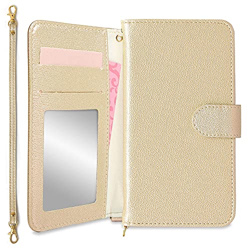 COVERARY �݊��i/���� Galaxy S25 FE �P�[�X �p �蒠�^ �V���v�� ������� ��l���q �V���v�� �x���g�t�� �~���[�t�� �p�[���J���[ �V���C�j�[�J���[ �p�X�e���J���[[�S�[���h]SIM�t���[ 100060933