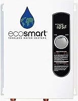 EcoSmart ECO 18 Tankless Electric Water Heater - 18kW 240V, Endless Hot Water, Self-Modulating Tech for Showers & Sinks