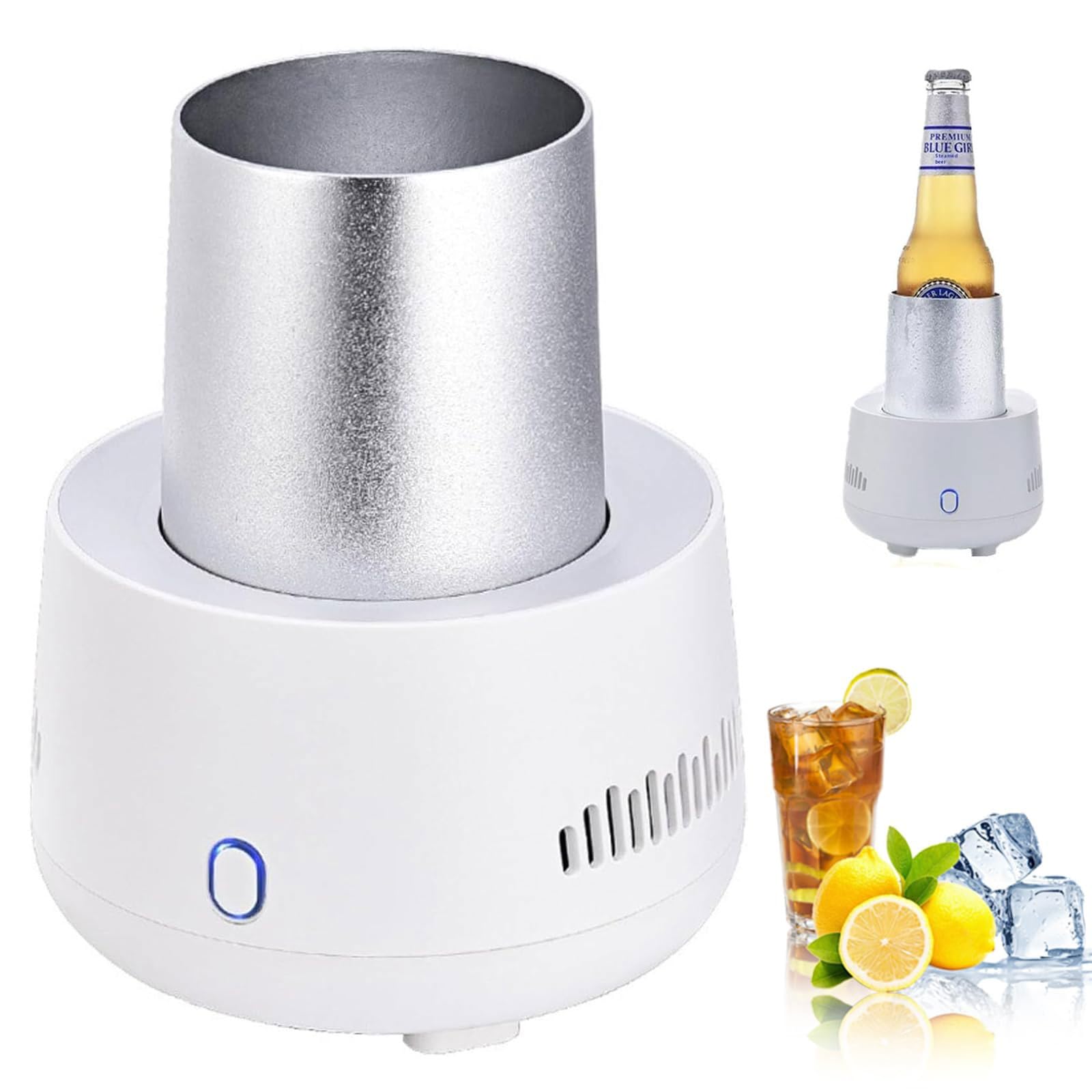 Mini tazza di refrigerazione portatile, refrigeratore for birra USB, refrigeratore for bevande, tazza di raffreddamento portatile, refrigeratore for bevande a raffreddamento rapido, for casa e viaggio