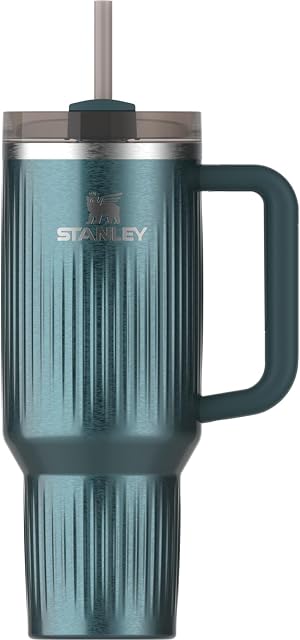 STANLEY Insulated Stainless Steel Quencher H2.0 Tumbler with Handle and Straw 40 oz