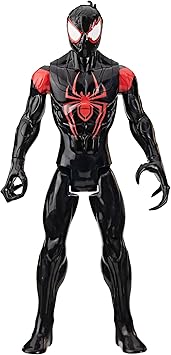 Spider-Man Marvel VenomVersus Titan Hero Series Miles Morales Action Figure, 12 Inch (30 cm) Super Hero Figures & Toys for Kids Ages 4+