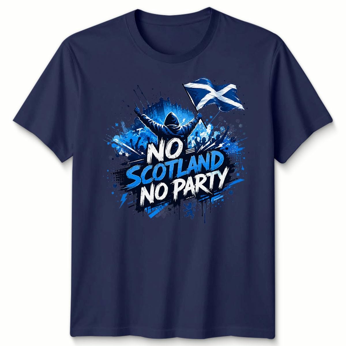 No Scotland No Party Unisex Football T Shirt Game Day 2026 Scotland Soccer Fans Foooty Tee Gift Unisex 3XL Navy — image 1
