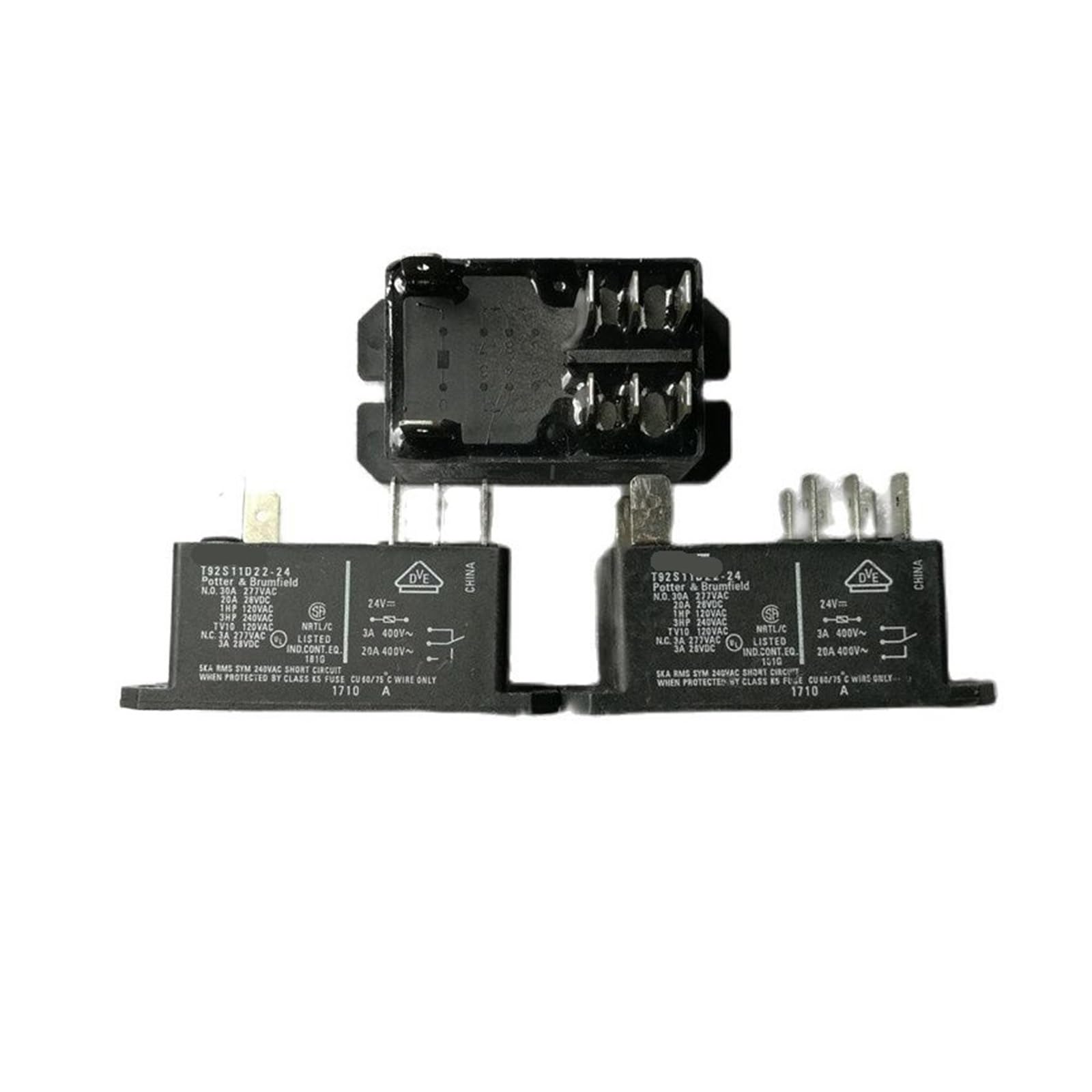 Relais de puissance T92S11D22-24 évitez les surcharges de circuit 30A 12VDC
