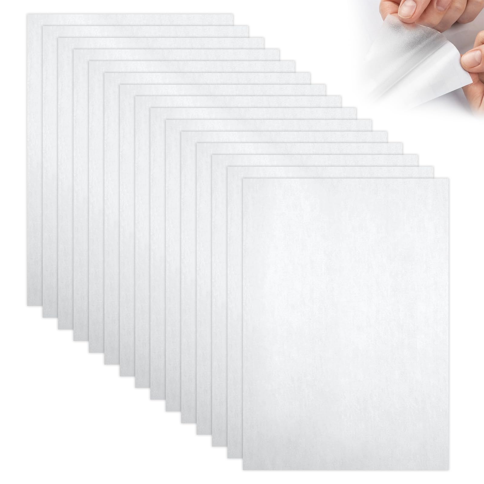 15pcs Iron on Adhesive for Fabric, Iron On Adhesive Double-Sided Patch, Fusible Iron On Interfacing Fabric Patch, Double-Sided Iron-On,Square bondawe Patches for Clothing,Bags,Home Fabrics,Blanket
