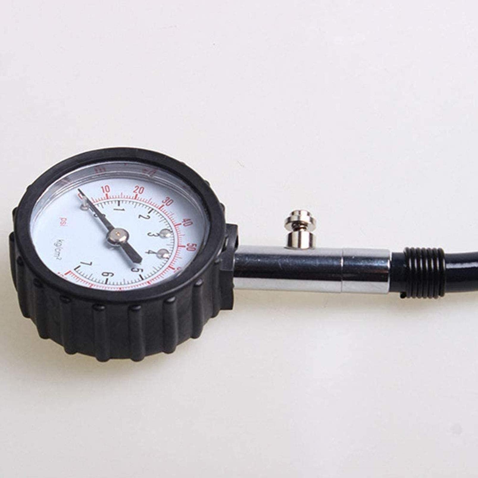 Manomètre pour pneus, Testeur de pression des pneus 0-100 PSI for voiture, moto, moteur, testeur d'air, système surveillance